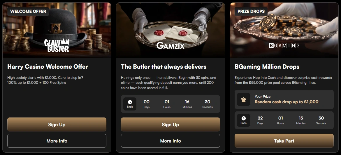 Harry Casino bonus